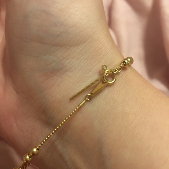 18k gold half rigid wire bracelet - Picture 7 of 7